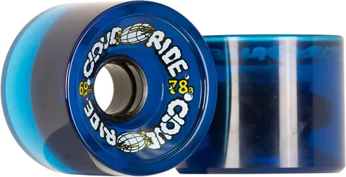 Cloud Ride! Ruedas Cruiser 2.717 in 78A Longboard Ruedas Azul medianoche transparente
