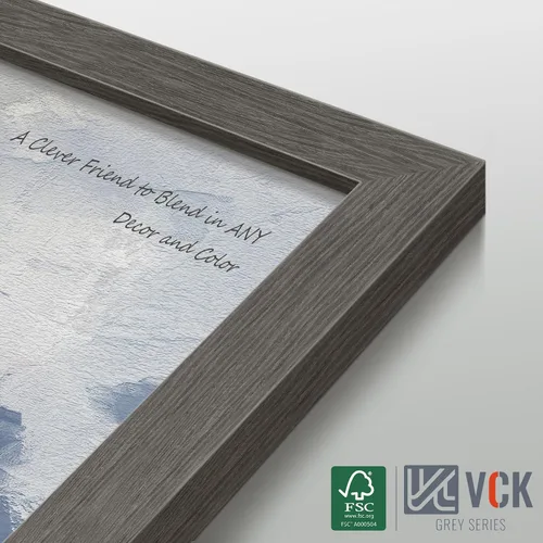 Miniatura 46 de VCK Marcos para póster de madera maciza de 22.375 x 34 pulgadas, marco de fotos A1 negro con montaje en pared, paquete de 3