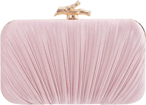 Miniatura 15 de Freie Liebe Bolso de mano para mujer, bolso de noche plisado con cadena para fiesta de boda with Chain