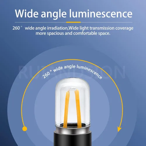 Miniatura 5 de Ruiandsion Z187 T170 Bombilla LED para Microondas Luz Blanca Cálida 110V 125V 130V 110-130V 2W Equivalente a 20W Bombilla de Filamento LED Reemplazo