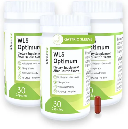 Miniatura 10 de FitForMe Multivitamínico bariátrico, diseñado para cirugía de manga gástrica – cápsula de un día, suministro para 30 días, cápsula óptima WLS fácil