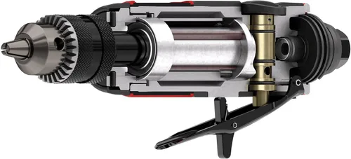 Miniatura 6 de Chicago Pneumatic CP871C - Portabrocas Jacobs de 3/8 pulgadas (0.394 in), ligero, alta velocidad, 0.47 HP / 350 W - 22000 RPM