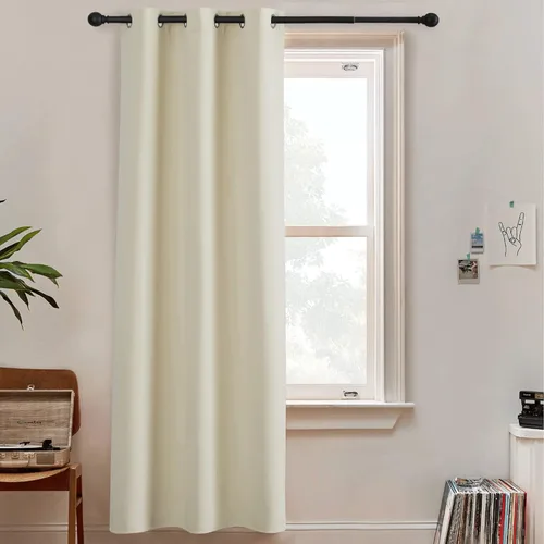 Miniatura 46 de RYB HOME - Cortinas extra largas con bloqueo de luz, persianas opacas insonorizadas para privacidad para cine en casa, oficina, fondo de patio, sala