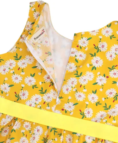 Miniatura 8 de Vestido de verano para niña, de algodón, con diseño floral