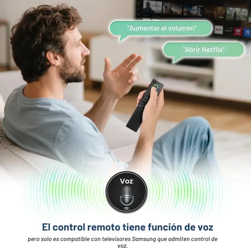 Miniatura 4 de para Samsung-Smart-TV, control remoto, reemplazo, control remoto universal para televisores inteligentes Samsung Frame curvado de cristal 2019 2026