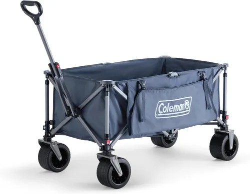 Miniatura 8 de Carrito Utilitario Plegable Portátil Coleman con 5 Pies Cúbicos de Espacio y Fondo Reforzado, Ideal para Acampar, Comestibles, Proyectos en Casa