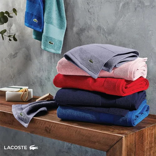 Miniatura 7 de Lacoste Heritage - Juego de toallas de algodón Supima de 6 piezas, 2 toallas de baño, 2 toallas de mano, 2 toallas pequeñas, aloe – altamente