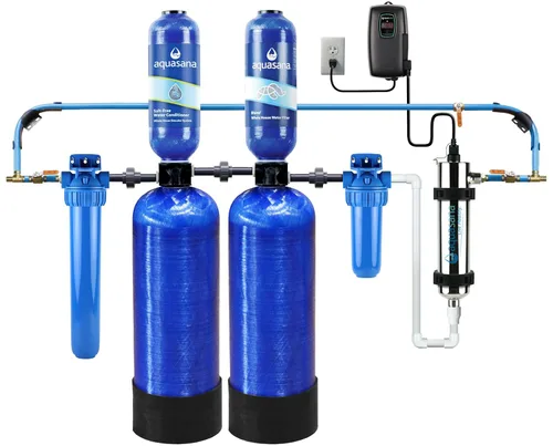 Miniatura 10 de Aquasana - Sistema de filtro de agua de pozo para toda la casa – Alternativa suavizante de agua con purificador UV – Descalcificador sin sal