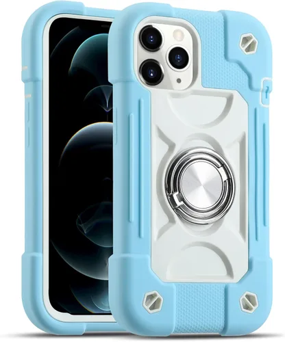 Miniatura 12 de MARKILL Funda compatible con iPhone Air de 6.5 pulgadas 2025 con soporte de anillo giratorio de 360 grados, protección contra caídas de grado
