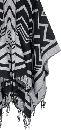 Miniatura 26 de Urban CoCo Poncho vintage de invierno para mujer, capa con borlas, chal envolvente