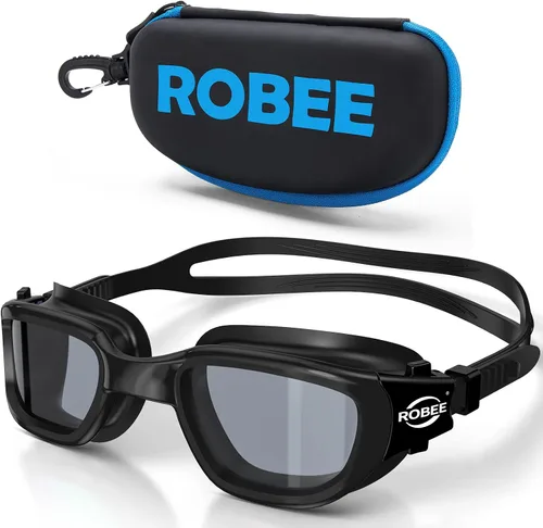 Miniatura 12 de Robee Gafas de natación, gafas de natación polarizadas para adultos, para hombres, mujeres y jóvenes, gafas de piscina de agua
