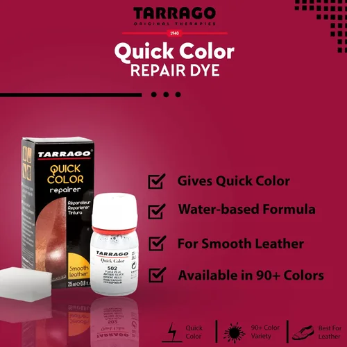Miniatura 7 de Tarrago Quick Color Leather Repair - Tinte para zapatos botas y bolsos Multicolor