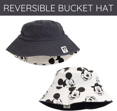 Miniatura 37 de Disney Conjunto de 3 piezas de overoles cortos de rizo francés para bebé, camiseta y sombrero, tallas de recién nacido a bebé (0-24 meses)