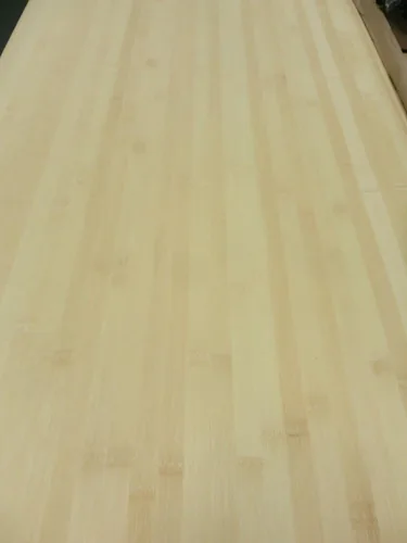 Miniatura 8 de Chapa de madera de caña ancha rubia natural de bambú 24" x 48" en la parte trasera fina de vellón VH