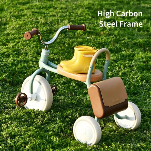 Miniatura 5 de Kidpop Mate - Triciclo para niños de 2.5 a 4 años, regalo de primer cumpleaños, bicicleta de juguete con agarres de manillar y almacenamiento