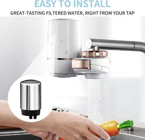 Miniatura 2 de Paquete de 4 cartuchos de filtros para grifos (FR-200, FF-100), repuesto para filtro de grifo Brita®, filtro de agua compatible con sistemas