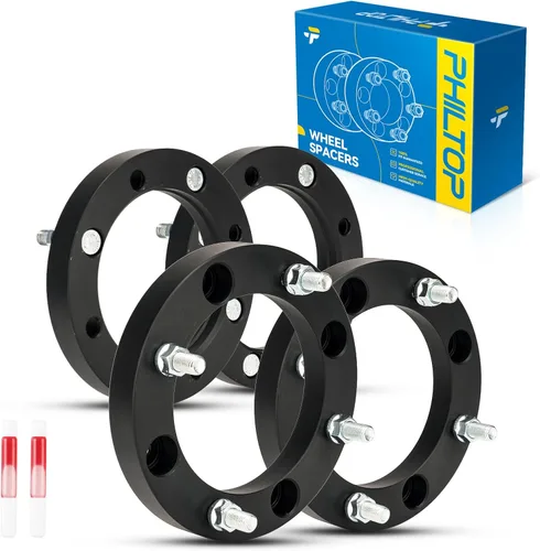 Miniatura 74 de PHILTOP Espaciador de rueda de 4 x 4 de 2 pulgadas, espaciadores de rueda centrados en las lengüetas para Polaris Trail Boss 330 2003-2013, Trail