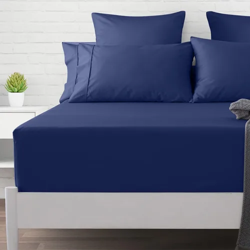 Miniatura 10 de XOOX Linen Sábana bajera de 500 hilos tamaño individual – Sábana bajera de 500 hilos suave de tejido satén de 100 % algodón color gris oscuro