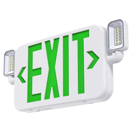 Miniatura 10 de Luz de emergencia LED para exteriores con sensor de fotocélula de reserva de batería, diagnóstico de autoprueba, paquete de pared comercial Marrón