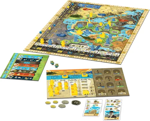 Miniatura 2 de Capstone Games Boonlake Euro - Juego de mesa de estrategia para 1-4 jugadores, gestión de manos, construcción de motores, planificación de recursos