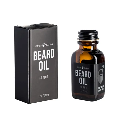 Miniatura 16 de Fresh Beards City Limit - Aceite para barba – Fragancia de madera de teca y lavanda – Aceite perfumado para barba y bigote para hombre – Hidratante