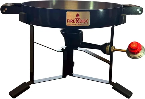 Miniatura 11 de FIREDISC 215 Cocina de Propano de Mesa Ultra Portátil en Rojo Bombero TCGFD215R, la Estufa de Campamento de Disco de Arado de 16.5 pulgadas es una