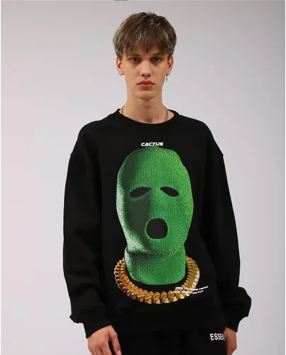 Miniatura 3 de Arnodefrance Sudaderas gráficas para hombre, sudadera de algodón con estampado vintage, sudadera con capucha y cuello redondo