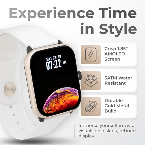 Miniatura 3 de iWatch® Reloj inteligente con llamadas Bluetooth, pantalla AMOLED de 1.85 pulgadas, seguimiento de fitness y sueño, reloj inteligente impermeable