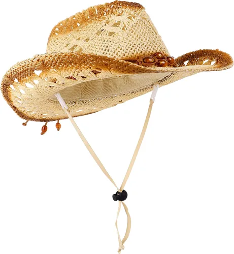 Miniatura 24 de Sombrero vaquero de paja con banda decorada, para disfraces de niños, de Simplicity