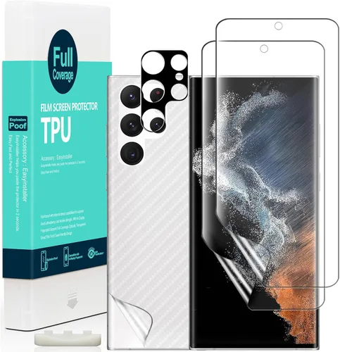 Miniatura 8 de Ibywind Protector de pantalla para SamSung Galaxy S22+ 5G, 2 unidades, vidrio templado de dureza 9H y protector de lente de cámara, con marco