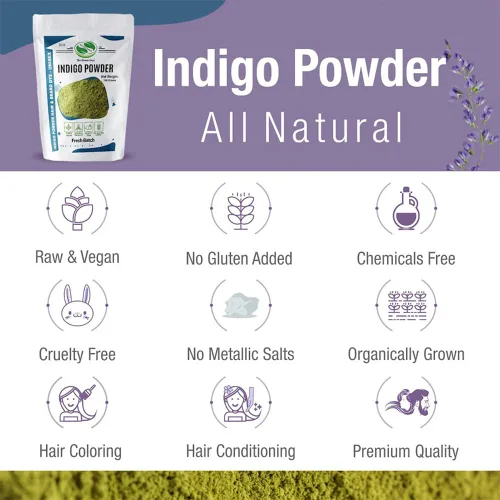 Miniatura 6 de 7.05 oz de INDIGO POLVO para Tinte/Color - The Henna Guys