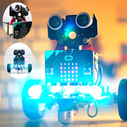 Miniatura 3 de Yahboom Microbit V2 Coding Smart Robotics Toys DIY STEM Science Education RC Kit de coche para niños de 10 años en adelante, compatible con BBC