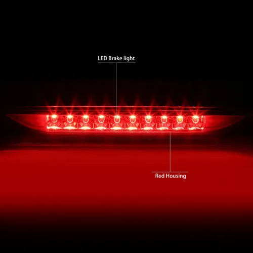 Miniatura 2 de DNA MOTORING 3BL-JGC11-LED-BK - Tercera luz de freno LED de montaje alto con carcasa negra