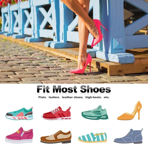 Miniatura 7 de Almohadillas de talón para zapatos demasiado grandes, 6 pares de almohadillas de talón para mujeres, forros de talón para hacer que los zapatos sean