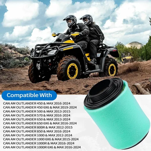 Miniatura 5 de LOCOPOW 707800371 Parte del filtro de aire para Can Am Outlander Renegade 570 450 850 650 800R 1000 1000R Max DPS XMR XT XTP STD XXC 2012 2013 2014