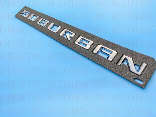 Miniatura 2 de 3 piezas de emblemas Suburban 3D letras distintivo adhesivo de nombre matrícula de reemplazo para 2019 2020 2021 2022 2023 Suburban genuino 84910061