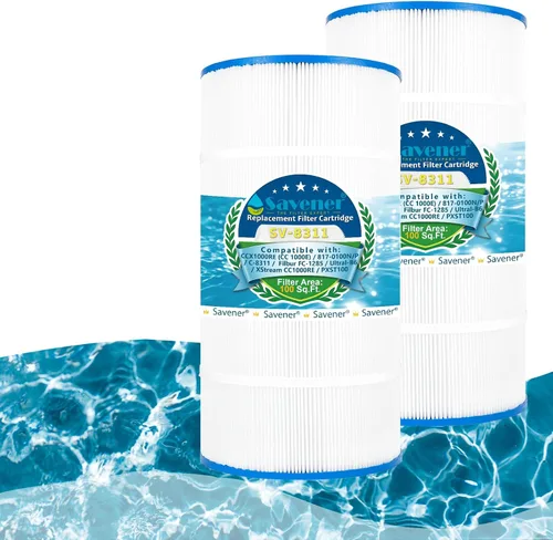 Miniatura 15 de C-8311 Cartucho de filtro de piscina de repuesto para CCX1000RE (CC 1000E), XStream CC1000RE, PXST100, FC-1285, 81005, 100 pies cuadrados, 1 paquete
