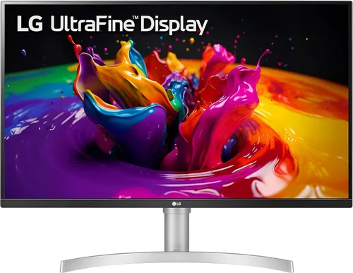 Monitor LG 32UN650-W de 32 pulgadas UHD (3840 x 2160), pantalla IPS Ultrafine, compatibilidad HDR10, gama de colores DCI-P3 95%, AMD FreeSync, Blanco