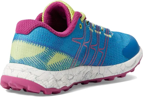 Miniatura 5 de Merrell Zapato de senderismo Moab Flight Low unisex para niños, Verde azuladoLimaFucsia