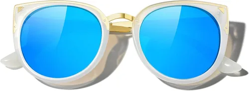 Miniatura 6 de MERRY'S Girls Cat Eye - Gafas de sol para niños, Niños Gafas de sol polarizadas S7001 para niños