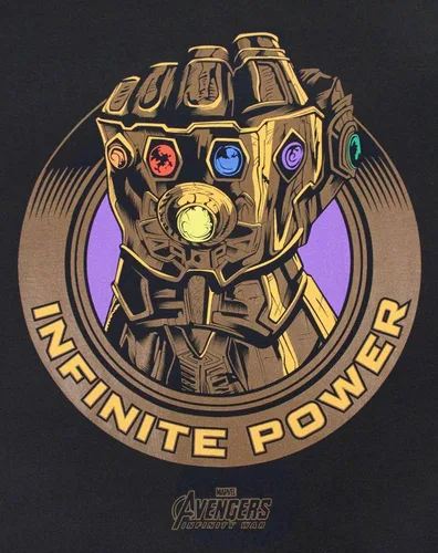 Miniatura 3 de Marvel Avengers Infinity War Thanos Gauntlet - Camiseta para hombre y adulto