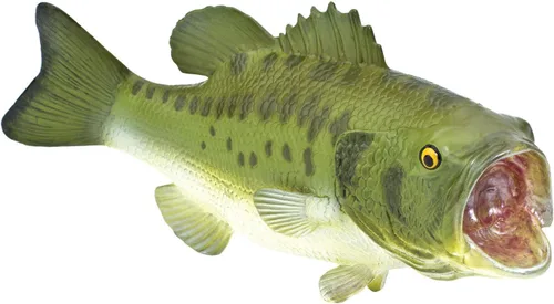 Miniatura 3 de Safari Ltd. Figura de Lucioperca de boca grande - Modelo de 15,87 cm pintado a mano, auténtica figura de juguete divertida y educativa para niños