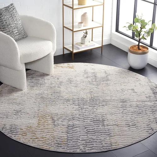 Miniatura 11 de SAFAVIEH Palma Collection - Alfombra de pasillo, 2 pies 2 pulgadas x 9 pies, color beige y gris, diseño geométrico, ideal para zonas de alto tráfico