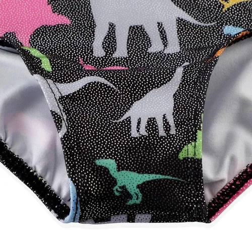 Miniatura 58 de HOZIY - Leotardos de manga larga para niñas, de gimnasia, para niños pequeños, trajes florales de unicornio, galaxia, arco iris, patrón de rayas