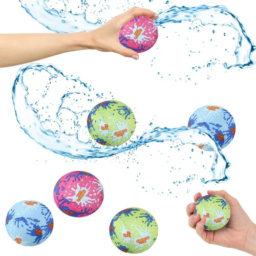 Miniatura 10 de The Dreidel Company Bola de rebote de agua, juguete divertido de actividades acuáticas para piscina al aire libre, eventos de fiesta de cumpleaños