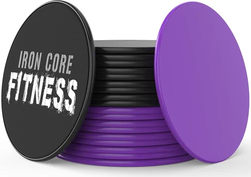 Deslizadores de núcleo para entrenar 20 discos (10 juegos), discos deslizantes de ejercicio de doble cara para uso en todas las superficies, 5