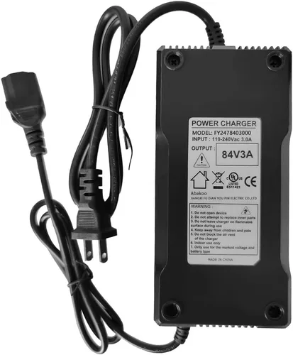 Miniatura 2 de Cargador de Batería de 84V 3A para Paquete de Batería de Litio Li-ion de 20S 72V con Enchufe de 3 Agujeros