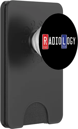 Miniatura 7 de Radiología marcadores, izquierda y derecha, RAD Tech x-ray ubicación popsocket agarre y soporte para teléfonos y tabletas, Negro