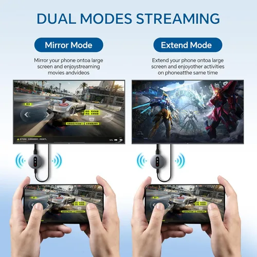 Miniatura 5 de Miracast Dongle Adaptador inalámbrico con pantalla HDMI - Dongle con AirPlay DLNA, para transmisión de video/audio desde teléfono, portátil a HDTV