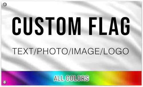 Bandera personalizada de 2 x 3 pies – Banderas personalizadas para exteriores – Diseña e imprime tu propio logotipo/imagen/foto/texto – Decoración